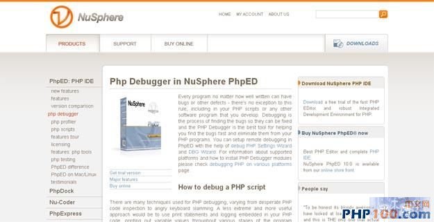 PHP window